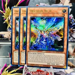 3x Yugioh Playset Drytron Nu II MP25-EN217 Ultra Rare 1st Ed Near Mint - Image 1