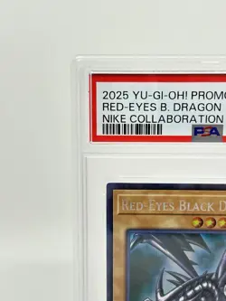 PSA 10 Yugioh Red-Eyes Black Dragon Nike Worlds Promo NKC1-EN002 Collaboration - Image 4