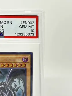 PSA 10 Yugioh Red-Eyes Black Dragon Nike Worlds Promo NKC1-EN002 Collaboration - Image 5