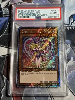 2024 YU-GI-OH! QUARTER CENTURY BONANZA RA03-EN123 DARK MAGICIAN GIRL PSA 10 - Image 1