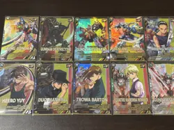 Wing Gundam 5 Set Gundam Arsenal Base W/SEASON: 03 Card AB03-034 etc. - Image 1
