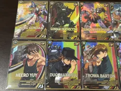 Wing Gundam 5 Set Gundam Arsenal Base W/SEASON: 03 Card AB03-034 etc. - Image 2