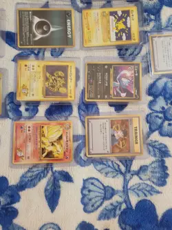 11 Cards - 9 Rare 2 HOLO Japanese WoTC Pokemon Card Vintage Collection Lot - Image 4