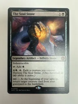 Magic The Gathering Spider-man The Soul Stone Card M 0066 - Pack Fresh NM - Image 1
