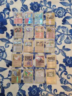20 Pokemon Card Lot Reverse Holos Early Nintendo Era Cards - Image 1