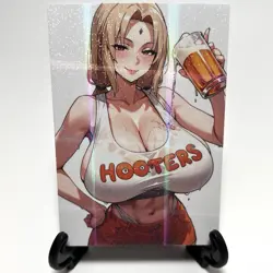 Naruto Tsunade Sexy Anime Waifu Hooters Girl Doujin Lewd Goddess Story Art Card - Image 2
