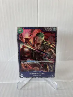 One Piece English Card Game Treasure Cup ST12-008 Roronoa Zoro SR Alt Art - Image 1
