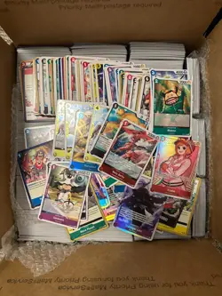 One Piece 5,000 Cards Bulk Lot TCG Card Game Mixed Cards Near Mint ENGLISH - Image 1