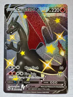 Pokemon TCG Charizard V Champions Path Holo Card 079/073 Secret Rare NM/M 2020 - Image 1