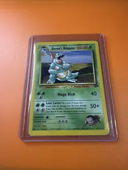 Pokemon TCG: Gym Challenge Giovanni's Nidoqueen #23/132 Regular Rare Card LP - Image 1