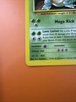 Pokemon TCG: Gym Challenge Giovanni's Nidoqueen #23/132 Regular Rare Card LP - Image 3