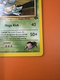 Pokemon TCG: Gym Challenge Giovanni's Nidoqueen #23/132 Regular Rare Card LP - Image 4