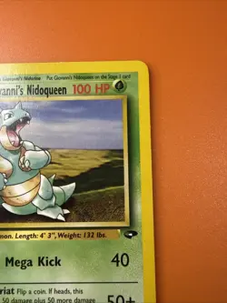 Pokemon TCG: Gym Challenge Giovanni's Nidoqueen #23/132 Regular Rare Card LP - Image 5