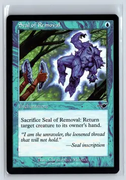 SEAL OF REMOVAL - MTG Magic the Gathering Card - Nemesis - Common - Image 1