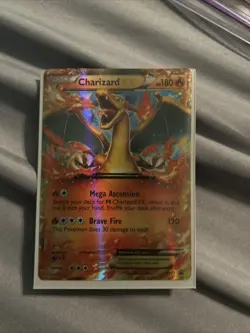 Pokemon TCG Charizard EX XY17 Holo Ultra Rare Black Star Promo Card - Image 1