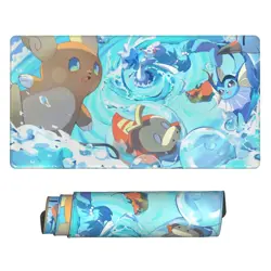 Vaporeon - Board Card Game Pokemon Playmat Game Mousepad Play Mat of TCG 3909 - Image 1