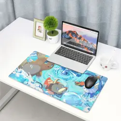 Vaporeon - Board Card Game Pokemon Playmat Game Mousepad Play Mat of TCG 3909 - Image 4