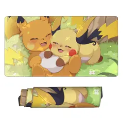 Raichu - Board Card Game Pokemon Playmat Game Mousepad Play Mat of TCG 3908 - Image 1