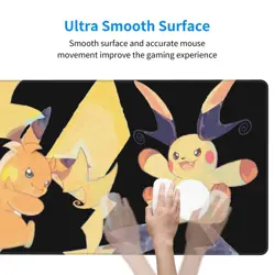 Raichu - Board Card Game Pokemon Playmat Game Mousepad Play Mat of TCG 3907 - Image 3