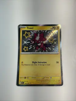 Toxel 140/091 Sv: Paldean Fates Holo Pokemon TCG Baby Shiny Ultra Rare Card - Image 1