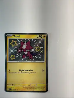 Toxel 140/091 Sv: Paldean Fates Holo Pokemon TCG Baby Shiny Ultra Rare Card - Image 5