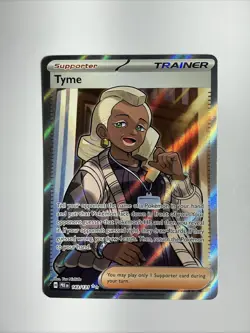 Tyme 143/131 Sv: Prismatic Evolutions Holo Ultra Rare Pokemon Trainer Card Art - Image 1