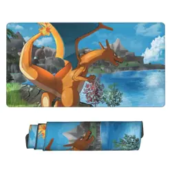 Charizard - Board Card Game Pokemon Playmat Game Mousepad Play Mat of TCG 3906 - Image 1