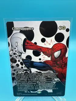 Comeuppance #1 FULL ART NM/M MTG Spiderman Magic Card Marvel - Image 1