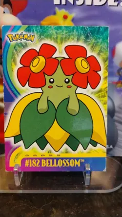 BELLOSSOM TV Animation Edition POKEMON Non-Holo 2001 TOPPS Trading Card #182 - Image 1