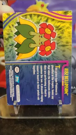 BELLOSSOM TV Animation Edition POKEMON Non-Holo 2001 TOPPS Trading Card #182 - Image 2