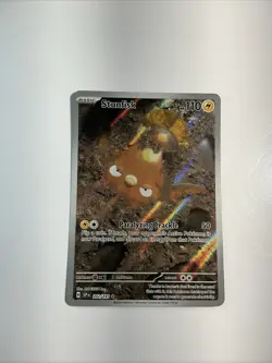 Stunfisk 202/191 Sv08: Surging Sparks Holo Pokemon TCG Illustration Rare Card - Image 1