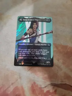 Fang, Fearless I'Cie Borderless Surge Foil Final Fantasy MTG NM - Image 1