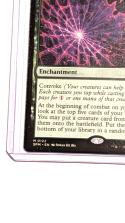 MTG Marvel Spider-Man Web of Life and Destiny Rare Enchantment SPM M0122 NM - Image 2