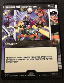 Behold The Sinister Six! - Borderless - SPM - MTG - EN - NM - 0221 - Image 1