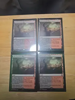 4x Bloodstained Mire - Khans of Tarkir - NM/LP - MTG Playset - Image 1