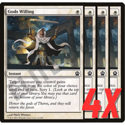 MTG Gods Willing (Theros) 16/249 (NEAR MINT) (4X) - Image 1