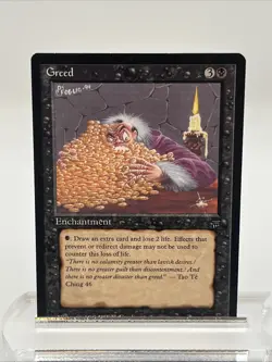 Greed Legends LP Excellent Mtg Magic The Gathering 1994 - Image 1