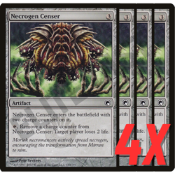 MTG Necrogen Censer (Scars of Mirrodin) 184/249 (NEAR MINT) (4X) - Image 1