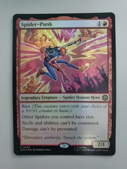 MTG Spider-Punk Marvel's Spider-Man Foil Rare - Image 1