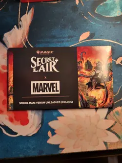 MTG Secret Lair x Marvel Spider-Man Venom Unleashed (Colors) Nonfoil Sealed - Image 1