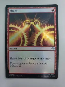 MTG Shock Marvel's Spider-Man Foil Common - Image 1