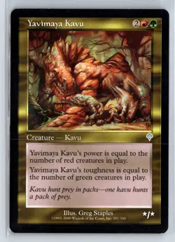 (2X) Yavimaya Kavu Invasion Uncommon - MTG Magic the Gathering Card - Image 3