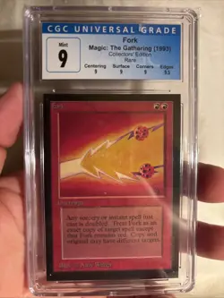 MTG Fork (CE) - Collector's Edition - CGC Mint 9 - Image 1
