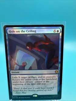 MTG Hide on the Ceiling 0032 (Foil) Marvel’s Spider-Man NM SPM - Image 1