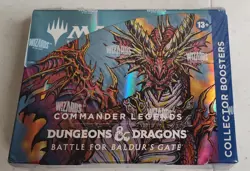 Magic Commander Legends Battle for Baldur’s Gate Collector Booster Box MTG NEW - Image 1