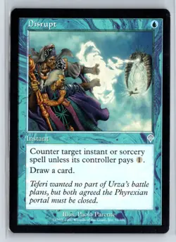 (2X) Disrupt Invasion Uncommon - MTG Magic the Gathering Card - Image 1