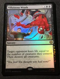 Villainous Wrath - Foil - SPM - MTG - EN - NM - 0074 - Image 1