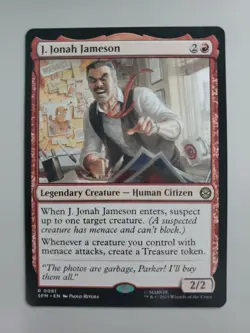 MTG J. Jonah Jameson Marvel's Spider-Man Regular Rare - Image 1