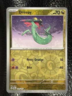 Dreepy 128/167 Reverse Holo Common Twilight Masquerade Pokemon TCG Near Mint NM - Image 1