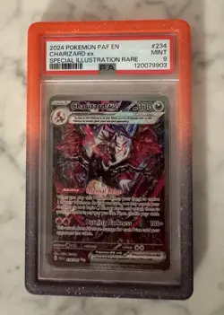 2024 POKEMON PAF EN-PALDEAN FATES SPECIAL ILLUSTRATION RARE CHARIZARD EX PSA 9 - Image 1